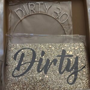 Birthday headband and sash